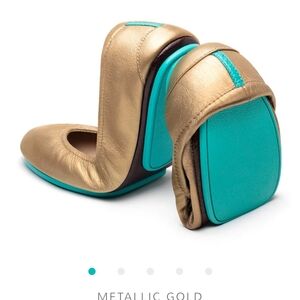 Tieks Metallic Gold